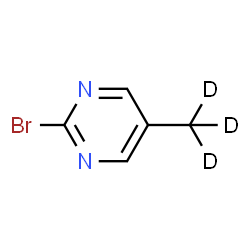 ChemSpider 2D Image | 2-Bromo-5-(~2~H_3_)methylpyrimidine | C5H2D3BrN2