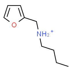 ChemSpider 2D Image | N-(2-Furylmethyl)-1-butanaminium | C9H16NO