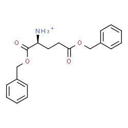 ChemSpider 2D Image | (2S)-1,5-Bis(benzyloxy)-1,5-dioxo-2-pentanaminium | C19H22NO4