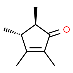 ChemSpider 2D Image | (4R,5R)-2,3,4,5-Tetramethyl-2-cyclopenten-1-one | C9H14O