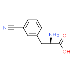 ChemSpider 2D Image | D-3-CN-Phe-OH | C10H10N2O2