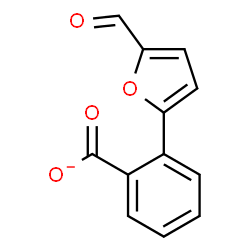 ChemSpider 2D Image | 2-(5-Formyl-2-furyl)benzoate | C12H7O4