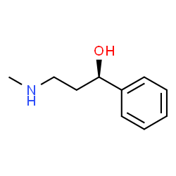 ChemSpider 2D Image | (R)-3-(methylamino)-1-phenylpropanol | C10H15NO