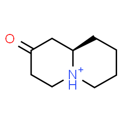ChemSpider 2D Image | (9aR)-2-Oxooctahydro-2H-quinolizinium | C9H16NO