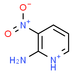 ChemSpider 2D Image | 2-Amino-3-nitropyridinium | C5H6N3O2