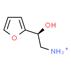 ChemSpider 2D Image | (2S)-2-(2-Furyl)-2-hydroxyethanaminium | C6H10NO2