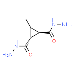 ChemSpider 2D Image | (1R,2R)-3-Methyl-1,2-cyclopropanedicarbohydrazide | C6H12N4O2