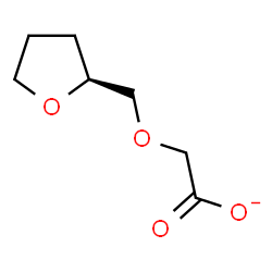 ChemSpider 2D Image | [(2S)-Tetrahydro-2-furanylmethoxy]acetate | C7H11O4
