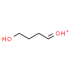 ChemSpider 2D Image | (4-Hydroxybutylidene)oxonium | C4H9O2