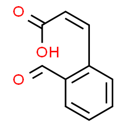 ChemSpider 2D Image | (2Z)-3-(2-Formylphenyl)acrylic acid | C10H8O3