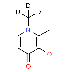 ChemSpider 2D Image | DEFERIPRONE-D3 | C7H6D3NO2