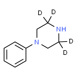 ChemSpider 2D Image | 1-Phenyl(3,3,5,5-~2~H_4_)piperazine | C10H10D4N2