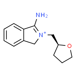 ChemSpider 2D Image | 3-Amino-2-[(2S)-tetrahydro-2-furanylmethyl]-1H-isoindolium | C13H17N2O