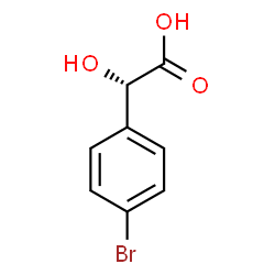 ChemSpider 2D Image | (+)-p-bromomandelic acid | C8H7BrO3