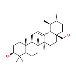 ChemSpider 2D Image | (3beta,5xi)-Urs-12-ene-3,28-diol | C30H50O2