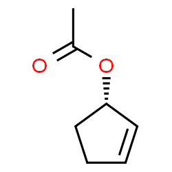 ChemSpider 2D Image | (1S)-2-Cyclopenten-1-yl acetate | C7H10O2