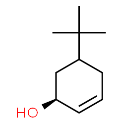 ChemSpider 2D Image | (1S)-5-(2-Methyl-2-propanyl)-2-cyclohexen-1-ol | C10H18O