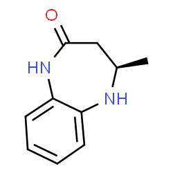 ChemSpider 2D Image | (4R)-4-Methyl-1,3,4,5-tetrahydro-2H-1,5-benzodiazepin-2-one | C10H12N2O
