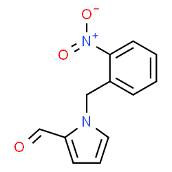 ChemSpider 2D Image | 1-(2-Nitrobenzyl)-1H-pyrrole-2-carbaldehyde | C12H10N2O3