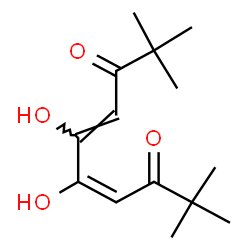 ChemSpider 2D Image | (4Z,6E)-5,6-Dihydroxy-2,2,9,9-tetramethyl-4,6-decadiene-3,8-dione | C14H22O4