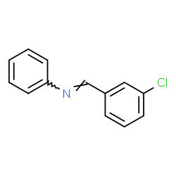 ChemSpider 2D Image | (E)-1-(3-Chlorophenyl)-N-phenylmethanimine | C13H10ClN