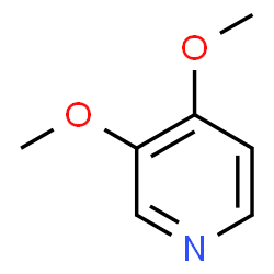ChemSpider 2D Image | 3,4-Dimethoxypyridine | C7H9NO2