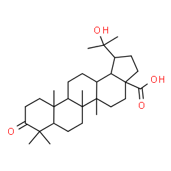 ChemSpider 2D Image | 20-Hydroxy-3-oxolupan-28-oic acid | C30H48O4