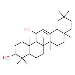 ChemSpider 2D Image | Olean-12-ene-3,11-diol | C30H50O2