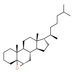 ChemSpider 2D Image | (5alpha,6alpha,17alpha)-5,6-Epoxycholestane | C27H46O