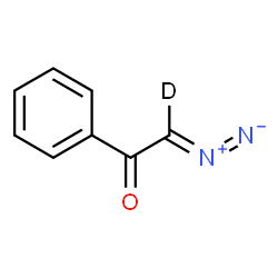 ChemSpider 2D Image | 2-Diazo-1-phenyl(~2~H)ethanone | C8H5DN2O