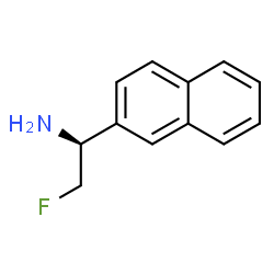 ChemSpider 2D Image | (1S)-2-Fluoro-1-(2-naphthyl)ethanamine | C12H12FN