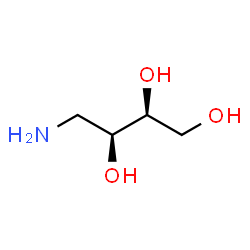 ChemSpider 2D Image | (2S,3S)-4-Amino-1,2,3-butanetriol | C4H11NO3
