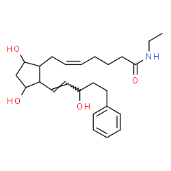 ChemSpider 2D Image | 15-epi Bimatoprost | C25H37NO4