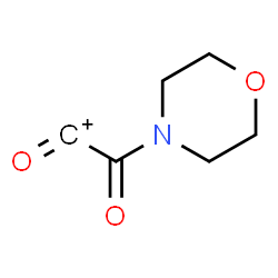 ChemSpider 2D Image | 2-(4-Morpholinyl)-1,2-dioxoethylium | C6H8NO3