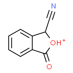ChemSpider 2D Image | 1-Cyano-3-oxo-1,3-dihydro-2-benzofuranium | C9H6NO2