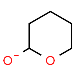 ChemSpider 2D Image | Tetrahydro-2H-pyran-2-olate | C5H9O2