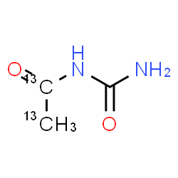 ChemSpider 2D Image | N-Carbamoyl(~13~C_2_)acetamide | C13C2H6N2O2
