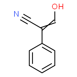 ChemSpider 2D Image | 3-Hydroxy-2-phenylacrylonitrile | C9H7NO