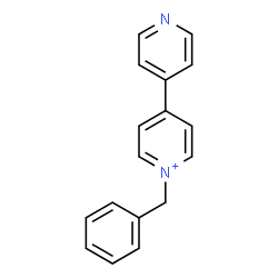 ChemSpider 2D Image | 1-Benzyl-4-(4-pyridinyl)pyridinium | C17H15N2