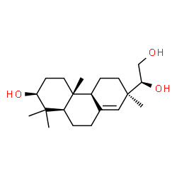 ChemSpider 2D Image | (3beta,15S)-Pimar-8(14)-ene-3,15,16-triol | C20H34O3