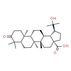 ChemSpider 2D Image | (5beta,8alpha,9beta,10alpha,13alpha,14beta,17alpha,18beta,19beta)-20-Hydroxy-3-oxolupan-28-oic acid | C30H48O4