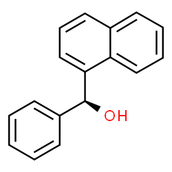 ChemSpider 2D Image | (S)-1-Naphthyl(phenyl)methanol | C17H14O
