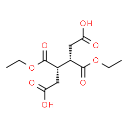 ChemSpider 2D Image | (3S,4S)-3,4-Bis(ethoxycarbonyl)hexanedioic acid | C12H18O8