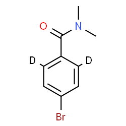 ChemSpider 2D Image | 4-Bromo-N,N-dimethyl(2,6-~2~H_2_)benzamide | C9H8D2BrNO