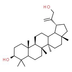 ChemSpider 2D Image | (3beta,5xi,13xi,18xi)-Lup-20(30)-ene-3,29-diol | C30H50O2