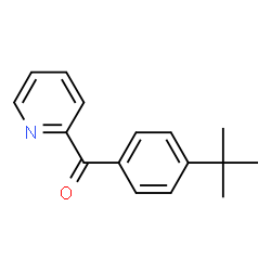 ChemSpider 2D Image | (4-tert-Butylphenyl)(pyridin-2-yl)methanone | C16H17NO
