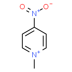 ChemSpider 2D Image | 1-Methyl-4-nitropyridinium | C6H7N2O2