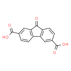 ChemSpider 2D Image | 9-Oxo-9H-fluorene-2,6-dicarboxylic acid | C15H8O5