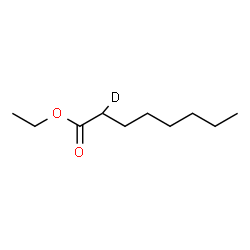 ChemSpider 2D Image | Ethyl (2-~2~H_1_)octanoate | C10H19DO2