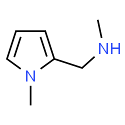 ChemSpider 2D Image | methyl[(1-methylpyrrol-2-yl)methyl]amine | C7H12N2